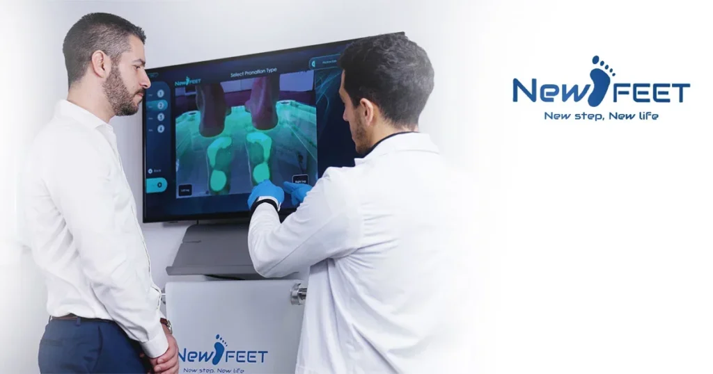 New Feet foot scanning and gait analysis using advanced digital technology