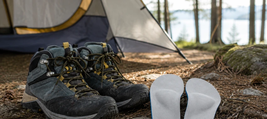 Custom orthotic insoles by NewFeet in nature