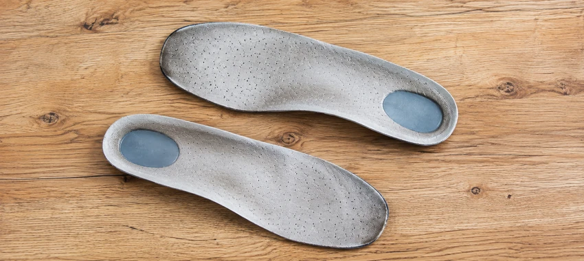 Worn orthotic insoles